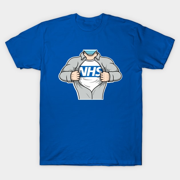 NHS Superheroes T-Shirt by GarryDeanArt